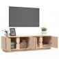 Preview: TV-Schrank 140x40x40 cm Massivholz Kiefer