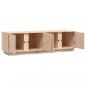 Preview: TV-Schrank 140x40x40 cm Massivholz Kiefer