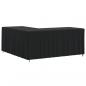 Preview: Gartensofa-Abdeckung L-Form Schwarz 215x215x80 cm 420D Oxford