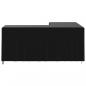 Preview: Gartensofa-Abdeckung L-Form Schwarz 215x215x80 cm 420D Oxford