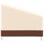 Preview: Gartensessel-Abdeckung Beige 79x97x48/74 cm 600D Oxford