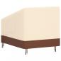 Preview: Gartensessel-Abdeckung Beige 79x97x48/74 cm 600D Oxford