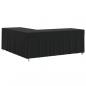 Preview: Gartensofa-Abdeckung L-Form Schwarz 254x254x80 cm 420D Oxford