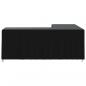 Preview: Gartensofa-Abdeckung L-Form Schwarz 254x254x80 cm 420D Oxford