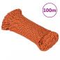 Preview: ARDEBO.de - Bootsseil Orange 5 mm 100 m Polypropylen