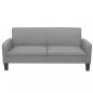 Preview: Sofa 3-Sitzer 180x65x76 cm Hellgrau