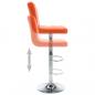 Preview: Barhocker 2 Stk. Orange Kunstleder 