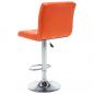 Preview: Barhocker 2 Stk. Orange Kunstleder 