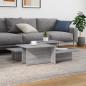 Preview: ARDEBO.de - Couchtische 2 Stk. Grau Sonoma Holzwerkstoff