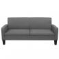 Preview: 3-Sitzersofa 180 x 65 x 76 cm Dunkelgrau