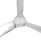 Preview: Wanddekoration Propeller Silbern 70cm Aluminium