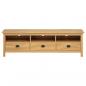 Preview: TV-Schrank Hill Honigbraun 158x40x47 cm Massivholz Kiefer