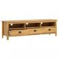 Preview: TV-Schrank Hill Honigbraun 158x40x47 cm Massivholz Kiefer