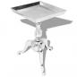 Preview: ARDEBO.de - Beistelltisch Quadratisch Aluminium Silber