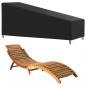 Preview: Sonnenliegen-Abdeckungen 2 Stk. 195x76x40/80 cm 420D Oxford