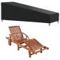 Preview: Sonnenliegen-Abdeckungen 2 Stk. 203x81x25/63 cm 420D Oxford