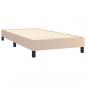 Preview: Boxspringbett mit Matratze & LED Cappuccino-Braun 100x200cm