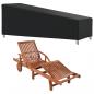 Preview: Sonnenliegen-Abdeckungen 2 Stk. 210x80x45/75 cm 420D Oxford