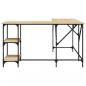 Preview: Schreibtisch Sonoma-Eiche 139x139x75 cm Holzwerkstoff