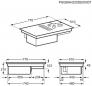 Preview: AEG CCE84543CB Induktionskochfeldabzug, 77 cm breit, 630 m³/h, Touchbedienung, OptiHeat Control, Timer, Kindersicherung, 3 Leistungsstufen + 1 Intensivstufen