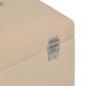 Preview: Bank mit Stauraum 80 cm Beige Samt