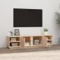 Preview: TV-Schrank 156x40x40 cm Massivholz Kiefer