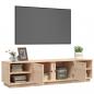 Preview: TV-Schrank 156x40x40 cm Massivholz Kiefer