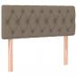 Preview: Boxspringbett mit Matratze Taupe 100x200 cm Stoff