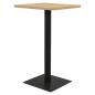 Preview: ARDEBO.de - Bistrotisch Eichefarben 78,5x78,5x107 cm