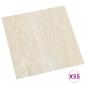 Preview: PVC-Fliesen Selbstklebend 55 Stk. 5,11 m² Beige