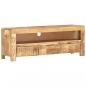 Preview: TV-Schrank 110x30x40 cm Raues Mangoholz