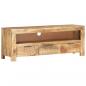 Preview: TV-Schrank 110x30x40 cm Raues Mangoholz