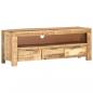 Preview: TV-Schrank 110x30x40 cm Raues Mangoholz