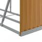 Preview: Kaminholzunterstand Hellbraun 234x45x100 cm Verzinkter Stahl