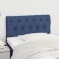 Preview: ARDEBO.de - Kopfteil Blau 80x7x78/88 cm Stoff