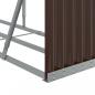 Preview: Kaminholzunterstand Braun 234x45x100 cm Verzinkter Stahl