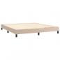 Preview: Boxspringbett mit Matratze & LED Cappuccino-Braun 160x200cm