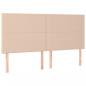 Preview: Boxspringbett mit Matratze & LED Cappuccino-Braun 200x200cm