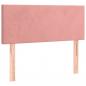 Preview: Boxspringbett mit Matratze Rosa 90x190 cm Samt