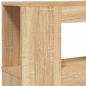 Preview: LED-Kopfteil Sonoma Eiche 180x18,5x103,5 cm Holzwerkstoff