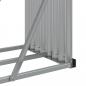 Preview: Kaminholzunterstand Hellbraun 300x45x100 cm Verzinkter Stahl