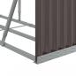 Preview: Kaminholzunterstand Braun 300x45x100 cm Verzinkter Stahl