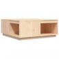 Preview: Couchtisch 100x101x40,5 cm Massivholz Kiefer