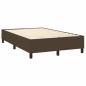 Preview: Boxspringbett mit Matratze Dunkelbraun 140x190 cm Stoff