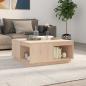 Preview: ARDEBO.de - Couchtisch 80x81x36,5 cm Massivholz Kiefer