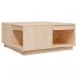 Preview: Couchtisch 80x81x36,5 cm Massivholz Kiefer