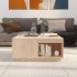 Preview: Couchtisch 80x81x36,5 cm Massivholz Kiefer