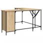 Preview: Schreibtisch Sonoma-Eiche 141x141x75 cm Holzwerkstoff