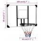 Preview: Basketballkorb Transparent 106x69x3 cm Polycarbonat