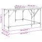 Preview: Schreibtisch Braun Eichen-Optik 149x149x75 cm Holzwerkstoff